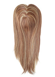 Natural Black Straight Human Hair Wig Heavy Density Bleached Knots Real Hair Wig