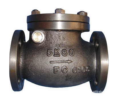 HORIZONTAL TYPE SWING CHECK VALVE JIS F7372、 F7373, 5K