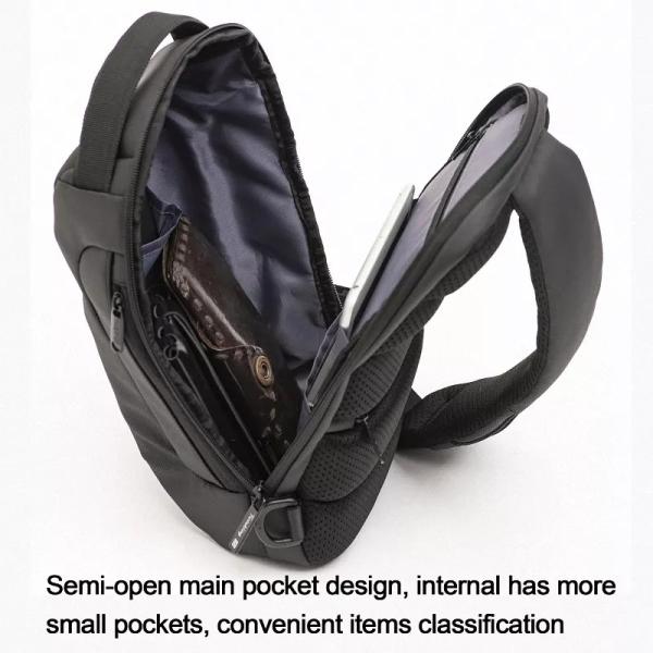 1200d Reverse Coating Laptop Rucksack Odm Leisure Cross Body Shoulder Bag