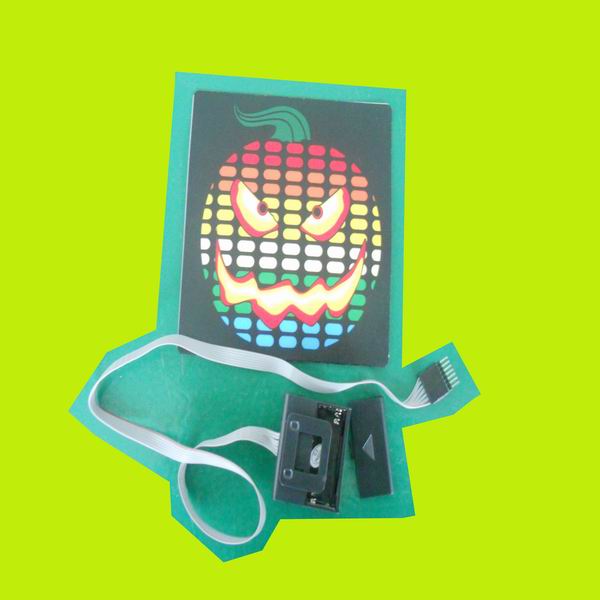 custom sound active party el t-shirt panel