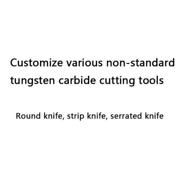Serrated Knife Blade for Packaging Machines Custom Various Non-standard Cemented Tungsten Carbide Industrial Cutting Tools