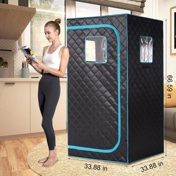 1300W Home Relaxation Personal Indoor Sauna Tent Full Body Single Person Size