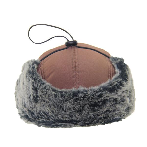 Fashionable Warmth Mens Waterproof Trapper Hat With Embroidery Logo