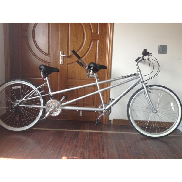 Hard Frame Tandem Bicycle 26 Inch Touring and Leisure Adult Cruiser Double Seats Bike