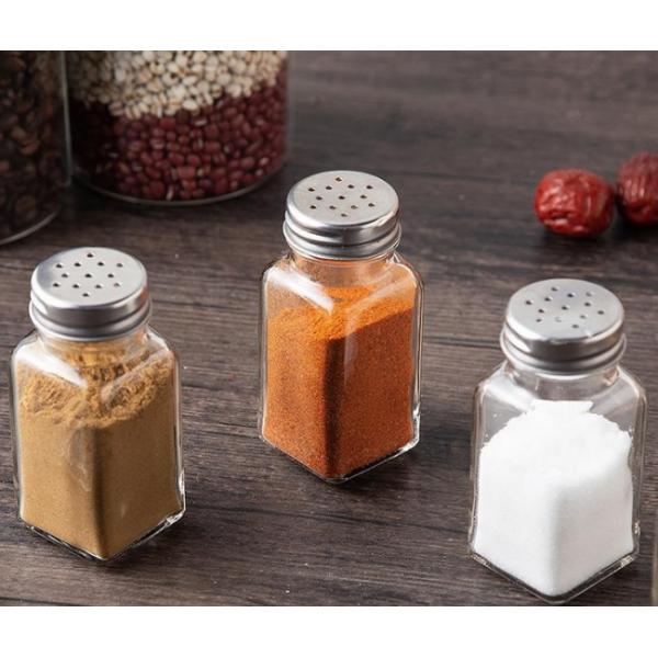 Загерметизированная бутылка 4*4*9cm Condiment еды хранения стеклянная упаковывая