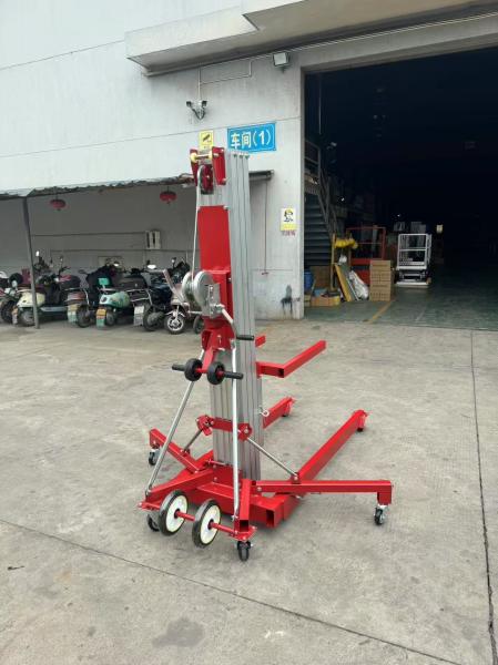 Manual Telescopic Aluminum Lift Ndash Lightweight Durable Elevation Tool For Temporary Workstations