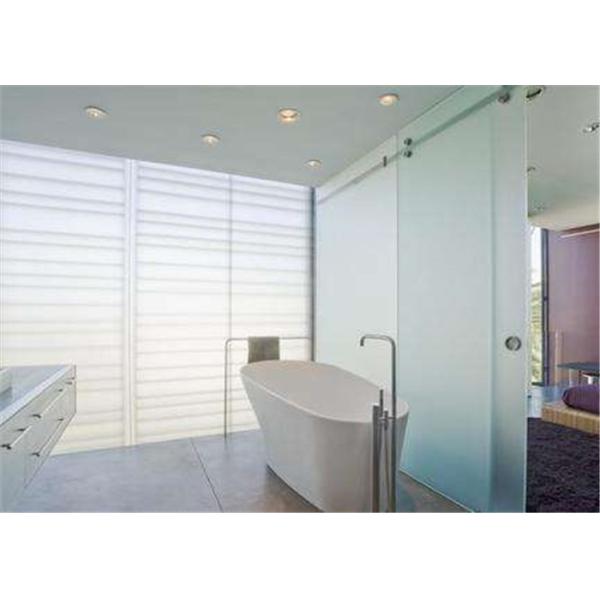 Sandblasted Frosted Glass Sheets 8mm Thickness Acid Etched Frosted Glass Translucent