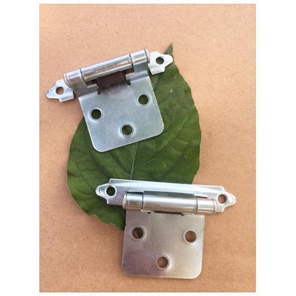 Le Cabinet jaune de papillon de Chrome de couleur articule à fermeture automatique pour la porte de buffet