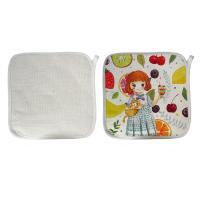 Blank Linen Sublimation Pot Holder Heat Resistant Sublimation Oven Mitt