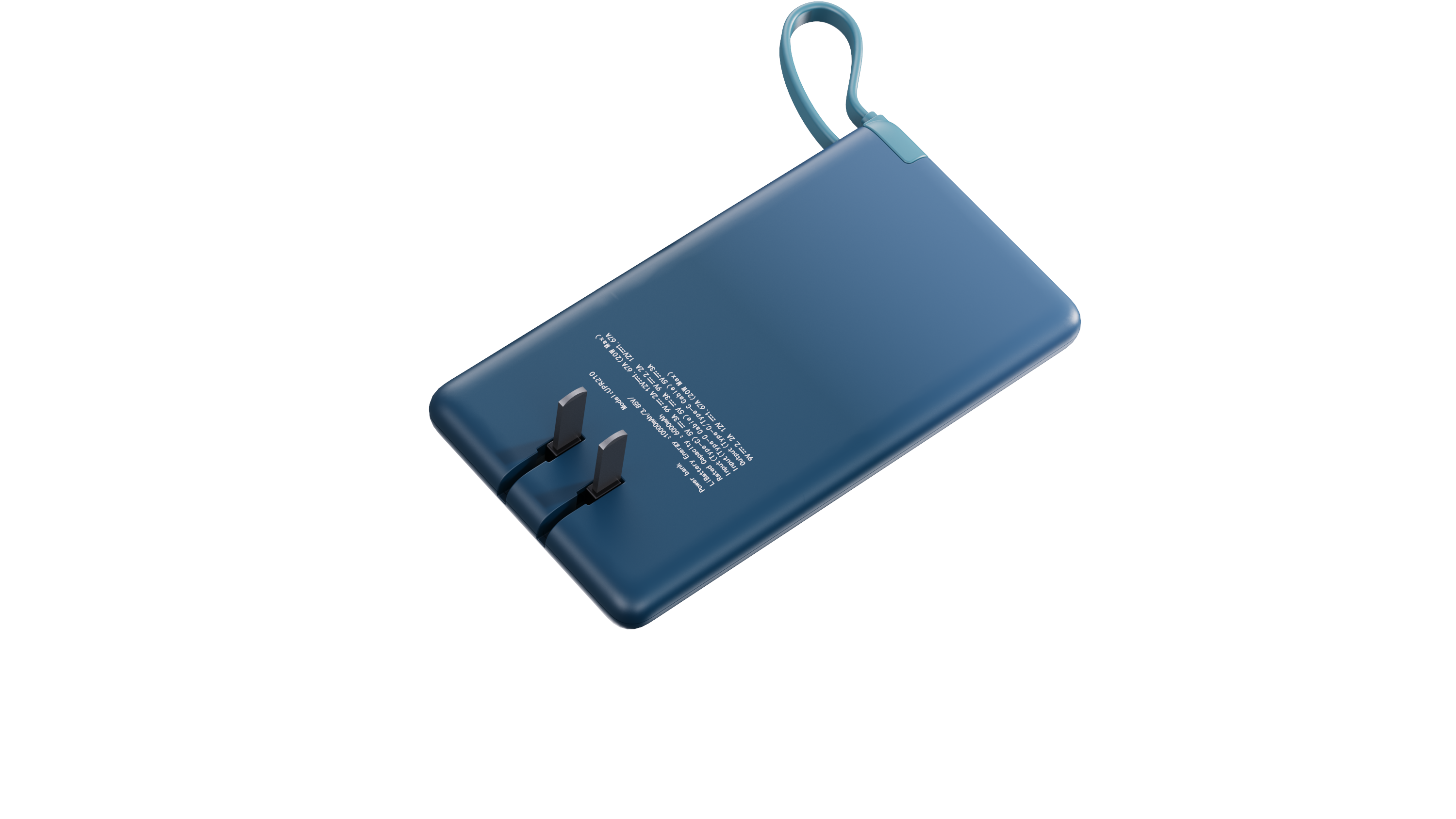 LED Display Wireless Magnetic Powerbank Ultra Thin With AC Adaptor / Data Cable