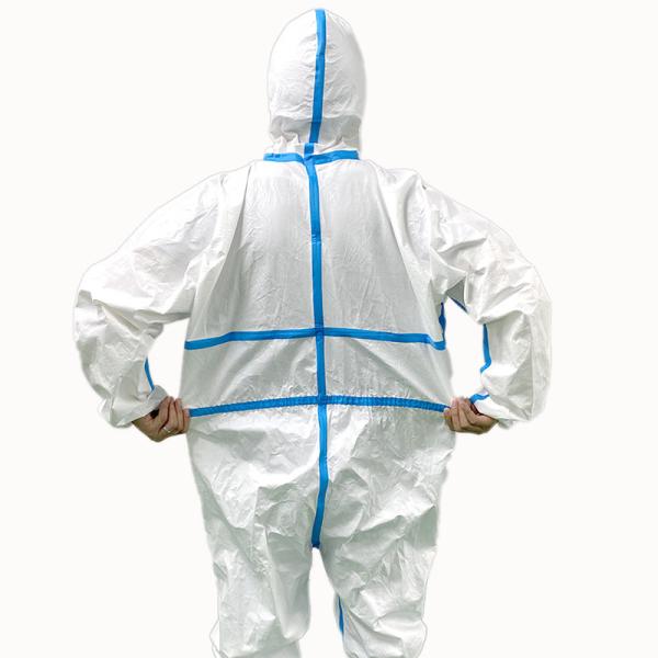 Non Woven Type 4 Polypropylene Disposable Protection Clothing Microporous Disposable Coverall
