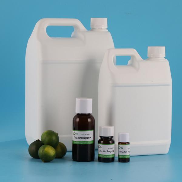 100% de limpio orgánico de menta cítrica pasta de dientes Perfume de color amarillo claro Fragrancia aceite esencial