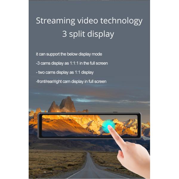 Rearview Mirror Customize Carplay Dashboard Car Play Bluetooth DVR 2.5K 1440P