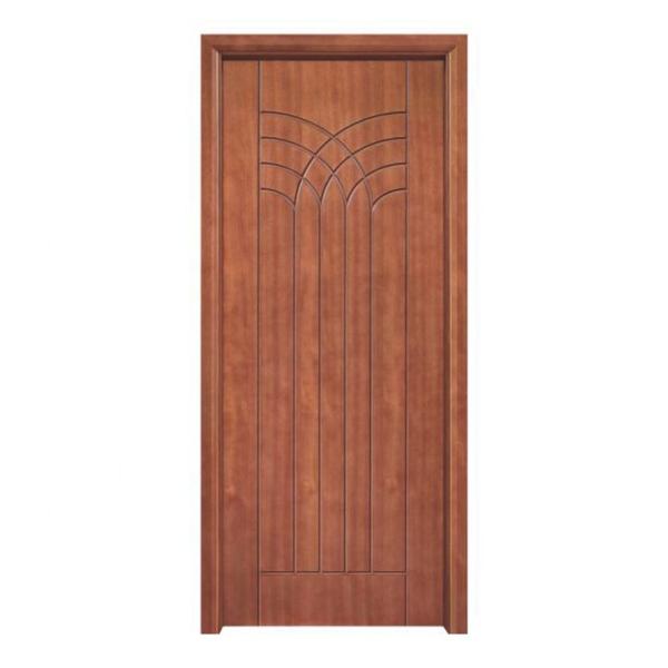 Fancy Design Interior Prehung Wood Doors PU Painting 45mm Thick