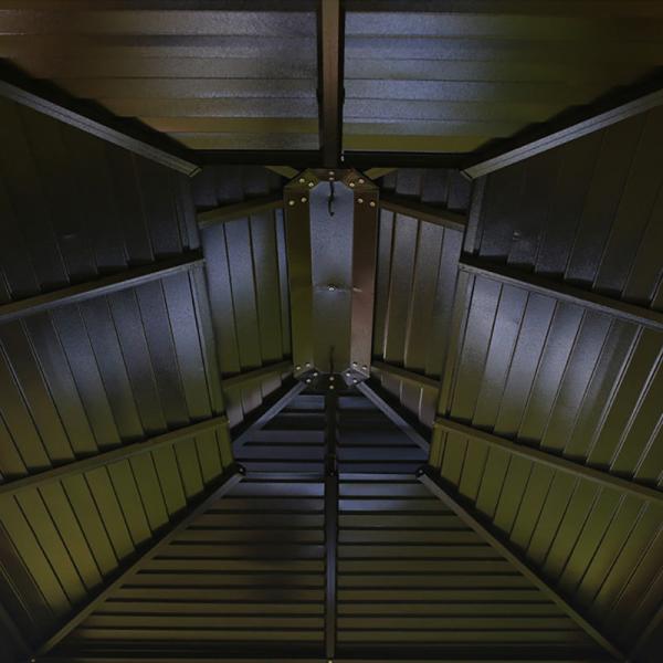 Водонепроницаемая Алюминиевая складная палатка 500 кг Загрузка Садовый беседка на заказ