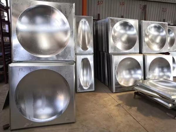 304/201/316  Stainless Steel Sectional Water Tank Water Storage Tank  Customized