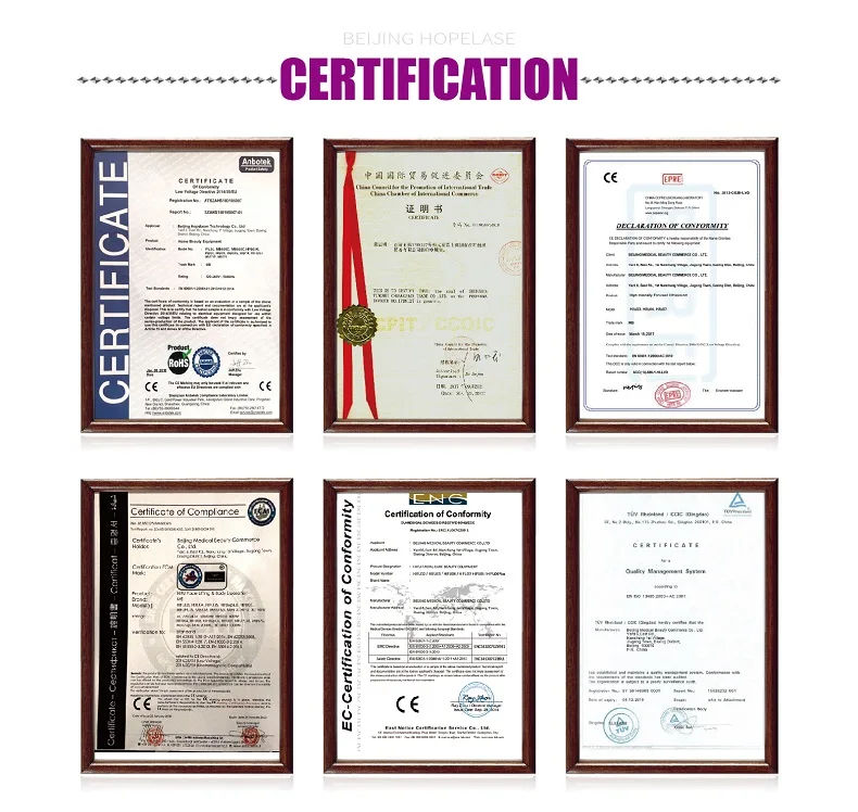 Hot 12 Lines 4D Hifu Face lifting Body Slimming Machine Price