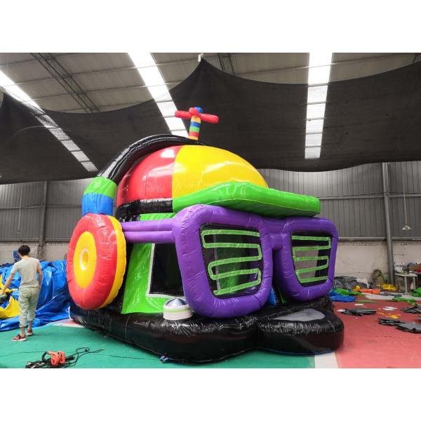 Headset Dazzle Gorgeous Blow Up Jump House For Sports Arenas 3 Years Warrenty