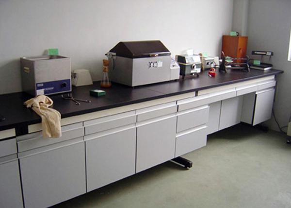 Safety Chemistry Lab Furniture 16 Mm MDF With Melamine Board With PVC Handle