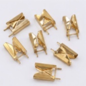 Precision Electronic Connector Terminal | High Conductivity Phosphor Bronze