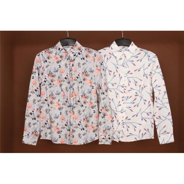 100% Cotton Stockpapa Womens Casual Print Shirts