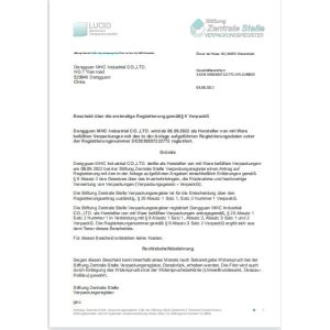 Dongguan MHC Industrial Co., Ltd. Сертификации