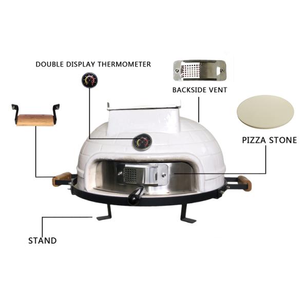 Kimstone Kamado 2025 Outdoor Kitchen Pizza Oven Charcoal  for Indoor Camping Use New Style for Parties