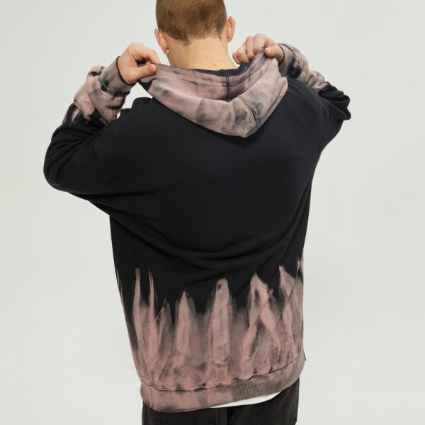 4x 4xl 3x Hooded Sweatshirt Streetwear Vintage Washed Oversized French Terry Hoodie Tie Dye