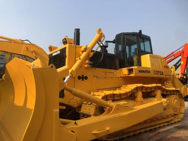 KOMATSU D375A Used Bulldozer 74 Ton Japan Stock 2720mm Track Length