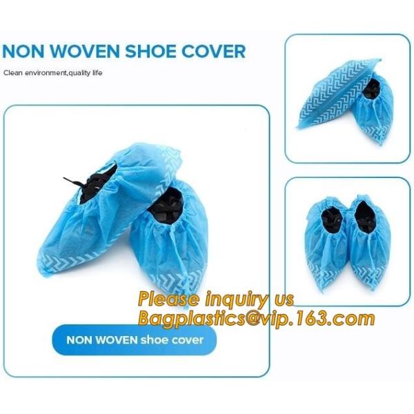 Safety Products, anti-slip, Indoor Disposable, Medical Plastic, Shoe Covers, Waterproof PE CPE Material