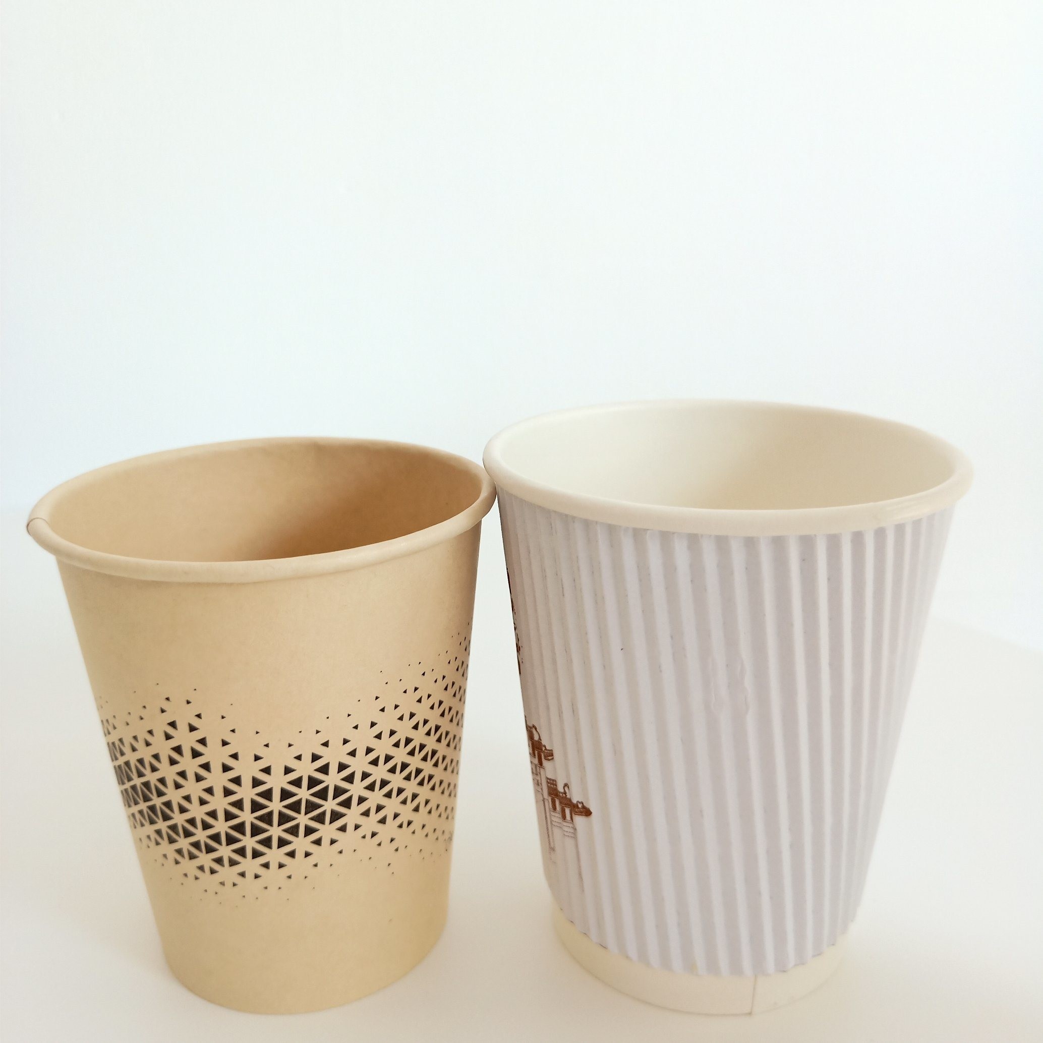 Customization 80z Double Wall Paper Cup for Disposable Coffee and Beverage Drinking