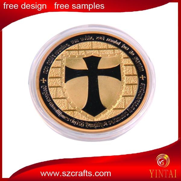 Excellent Physical Feathercoin coin 1oz gold plated Souvenir medal for sale
