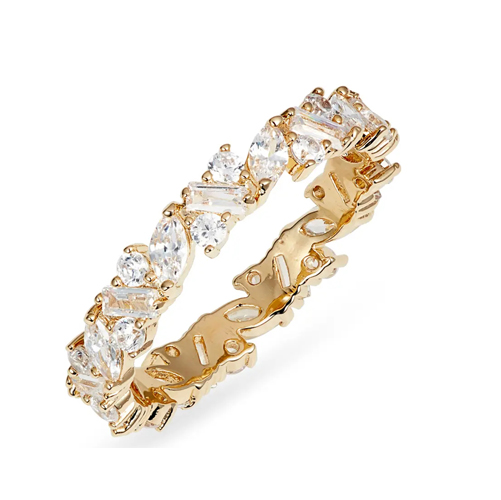 Бразильский кубический цирконий с кольцом вечности идеальный подарок на любой случай.