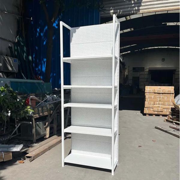 Фабрика на заказ Размер Цвет Мягкая сталь Белая стойка для дисплеев Для магазинов