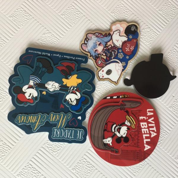 OEM ODM Anime Luggage Tag Label Printed Photo Acrylic Cartoon Celebrity