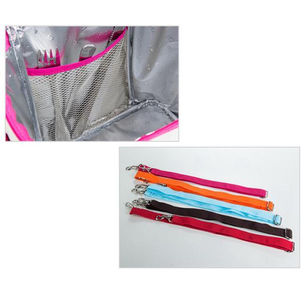 White Cartoon Lunch Bags Soft Sided Cooler Bags With Shoulder Strap