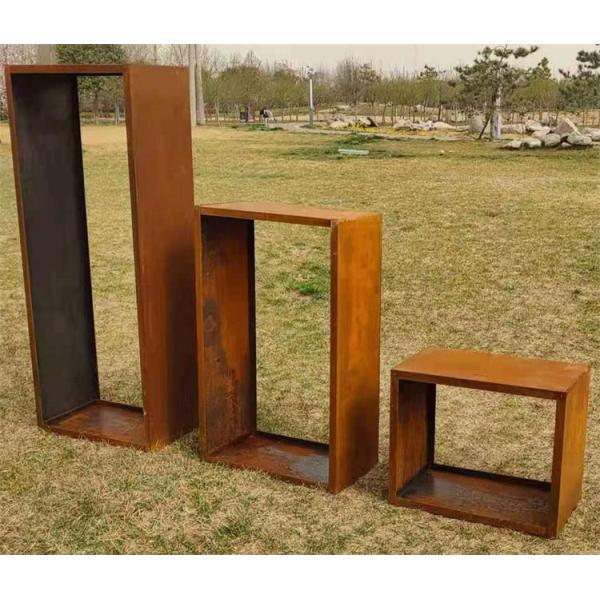 Шкаф хранения швырка Corten изготовленного на заказ на открытом воздухе прямоугольного держателя журнала стальной