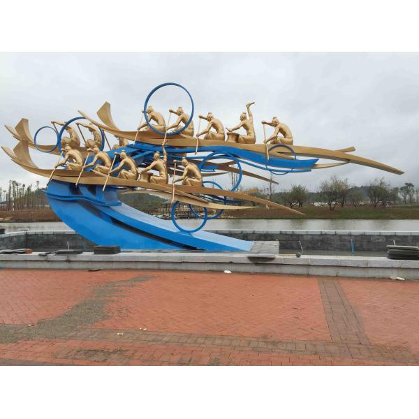 Скульптура нержавеющей стали большая на открытом воздухе, большой сад ваяет искусство металла