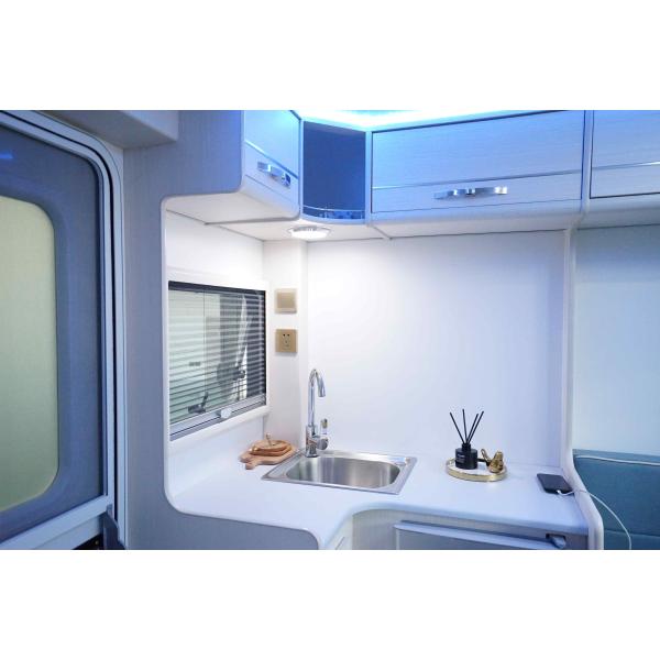 2-6 pessoas do reboque de alumínio do curso da roulotte da fibra de vidro dos reboques do curso com banheiro