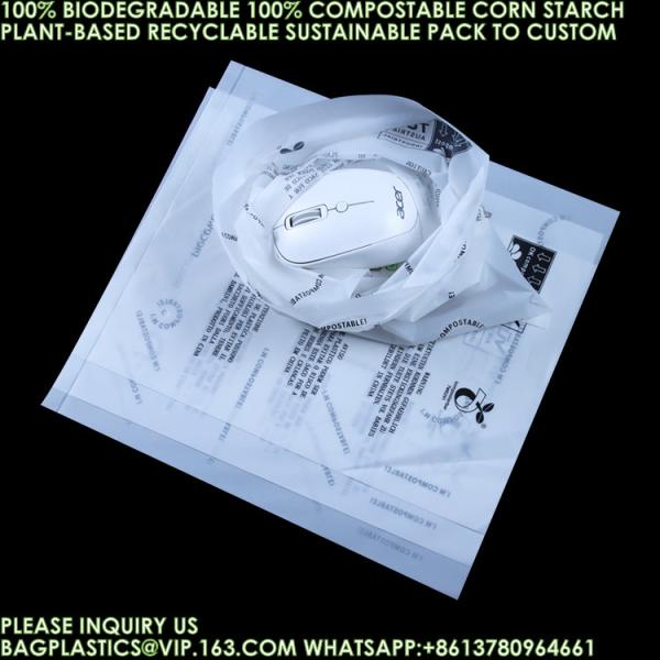 Eco-Friendly Recyclable Bag Corn Starch Compostable Beverage Bag 100% Biodegradable Vegetable Fruit Pouch Bags