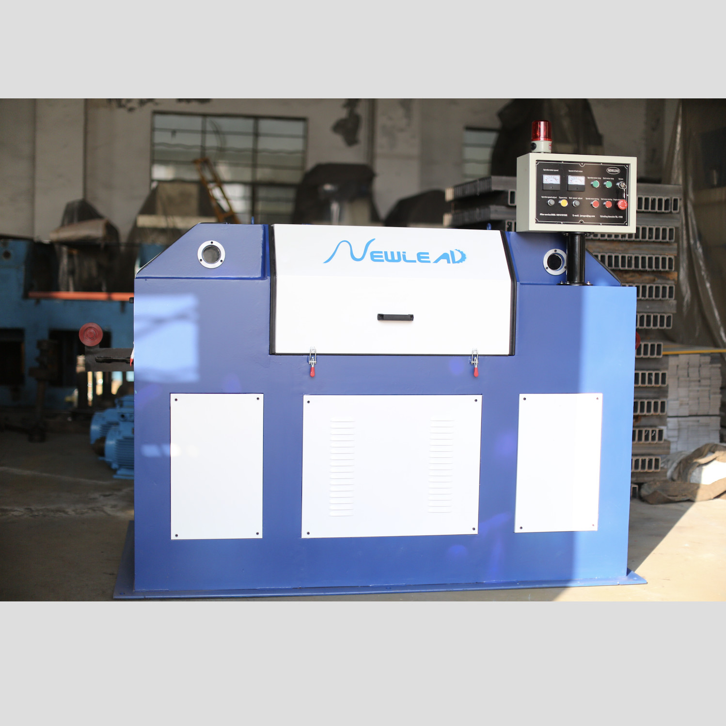 пояс песка 180m/S меля машина провода 15kw Descaling
