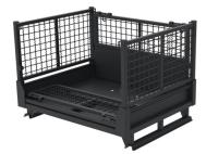 Heavy Duty Fodable Stillage Pallet Jaula Sobre Ruedas 1200x1000mm