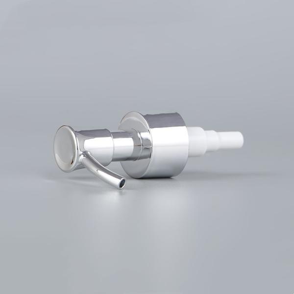 Aluminum Lotion Dispenser Pump 24mm 24/410 Shampoo Screw Pump For Bottle