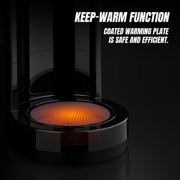 Кофеварка 12 чашек 1.8L кофеварки потека дома CM515B теплая автоматическая Programmable белая