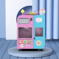 Máquina de venda automática comercial elétrica 0.8-1.5mm Sugar Particle do algodão doce