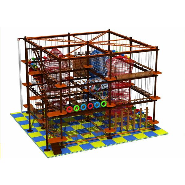 Naughty Castle Climbing Wall Adult/Children Rope Course Outdoor/Indoor Playground