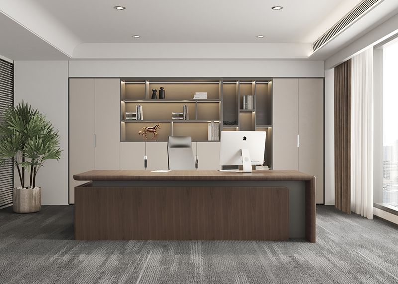 ISO45001 Contemporary Executive Desk High End Office Desk Customized