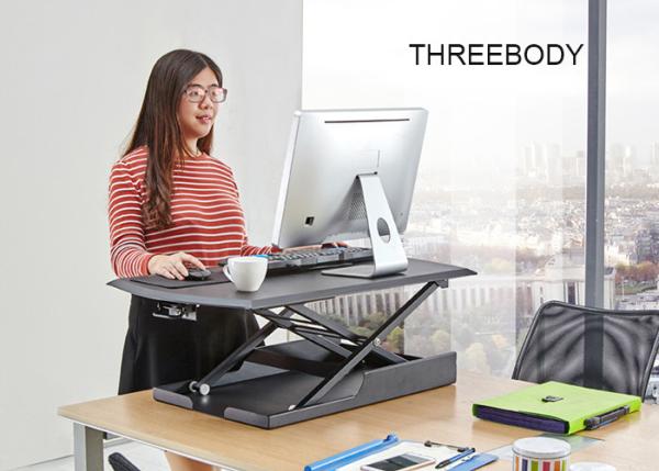 Sturdy Structure Modern Office Furniture Desk , Vertical Sit And Stand Desk