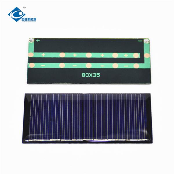 ZW-8035 Popular Mini Portable Solar Panel 0.43W Custom Mini Epoxy Solar Panel 5.5V Solar Panels Charger