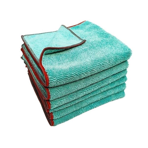 40*40CM Pigtail Microfiber Detailing Towels-500GSM